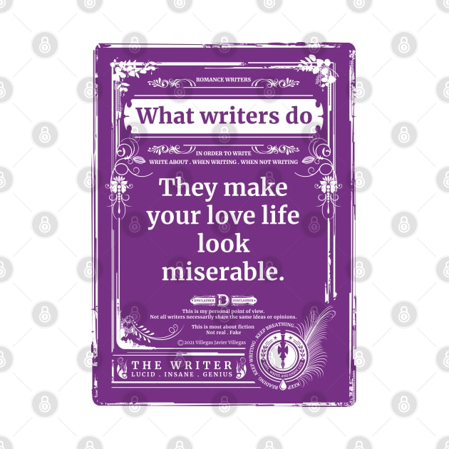 Romance writers are mean. by vjvgraphiks