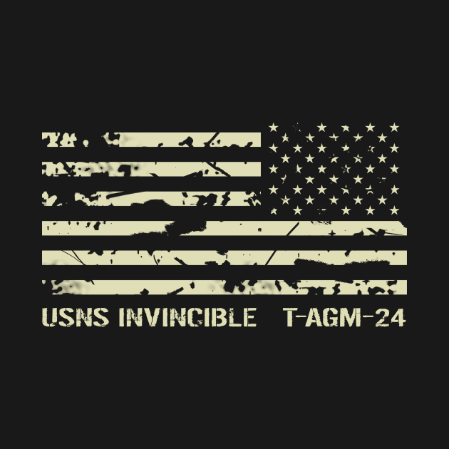 Disover USNS Invincible - Usns Invincible - T-Shirt