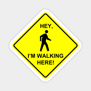 Hey, I'm crossing here! Magnet