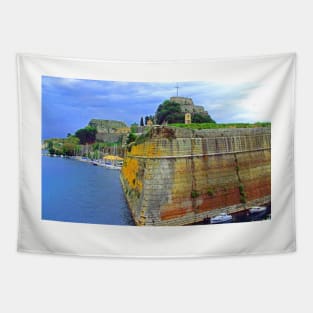 Corfu Town Harbour Tapestry