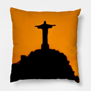 Corvocado Christ the Redeemer Pillow