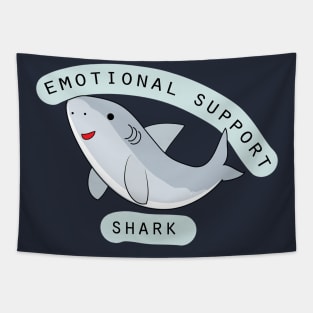 Emotional support shark cute Tapestry