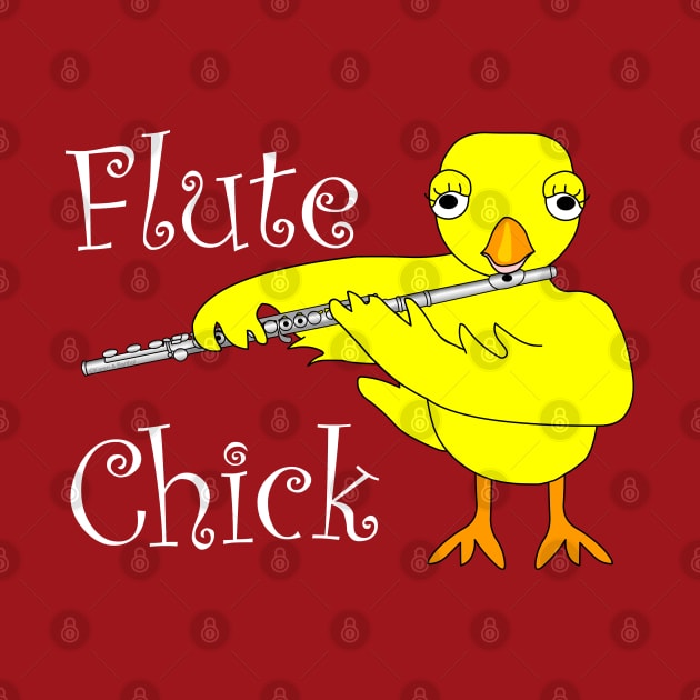 Flute Chick Text by Barthol Graphics