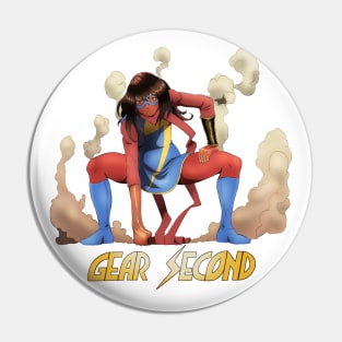 Gear Second crossover Ms Marvel Pin