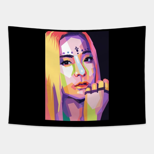 2ne1 dara Tapestry by Danwpap2