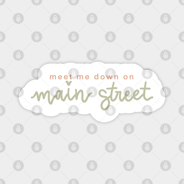 down on main street Magnet by EdenAtencio04