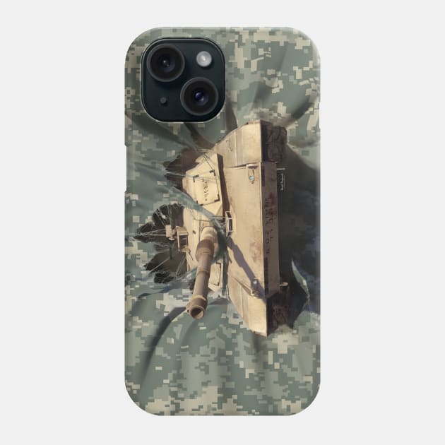 Tank Breakthrough Phone Case by David Penfound Artworks