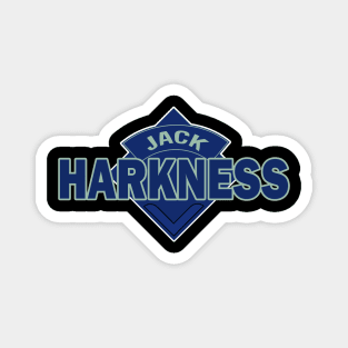 Captain Jack Harkness - Doctor Who Style Logo - Torchwood Magnet