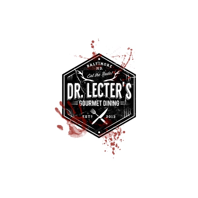 Dr. Lecter's Gourmet Dining - Hannibal Horror (Black) by Nemons