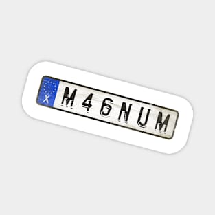 Magnum - License Plate Magnet