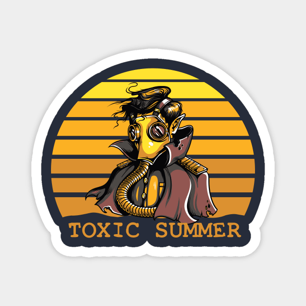 Toxic Summer Magnet by MinnieWilks