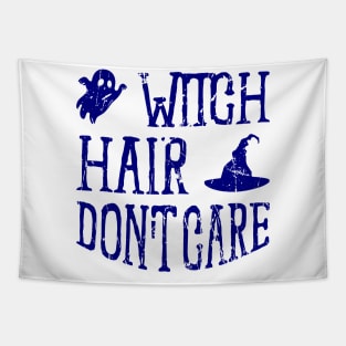 Witch hair don't care - Blue color Tapestry