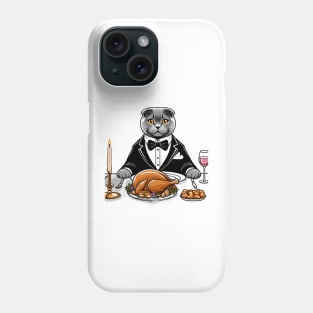 British Shorthair Cat Thanksgiving Phone Case