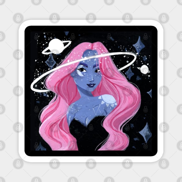 Space beauty Magnet by Ka.Arts