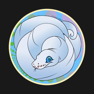 Blue Eye Lucy Ball Python Circle T-Shirt