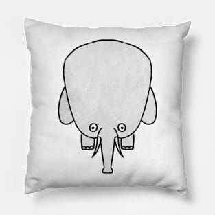 Big head elephant Pillow