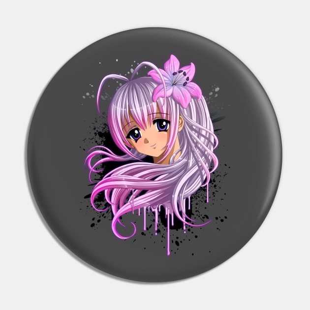 Cute Anime Girl Pin by bomazu