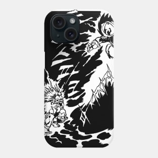 Blanka vs. Ryu (Korean Manga) Phone Case