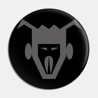 MASK GREY Pin