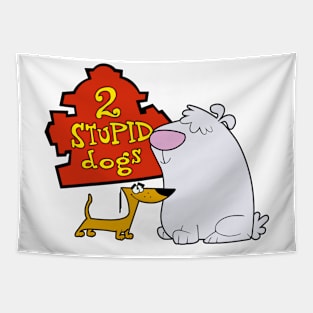 2 Stupid Dogs - Boomerang Cartoons Tapestry