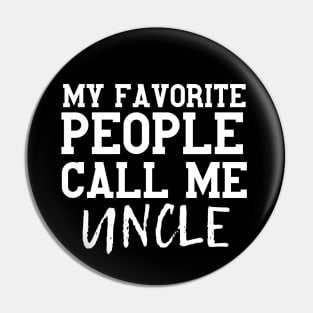 Funny Vintage Favorite Uncle Gift Idea Pin