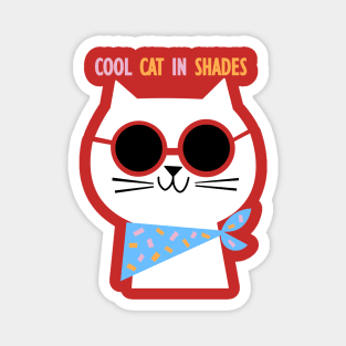 Cool Cat in Shades Magnet