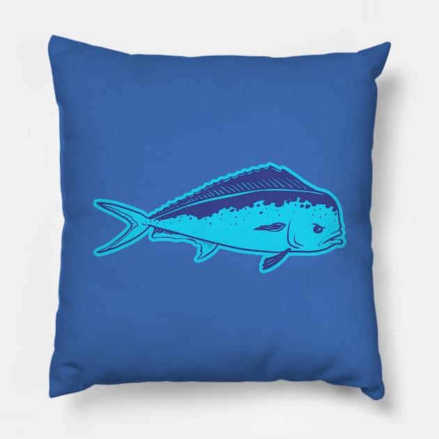 The Mahi mahi Pillow by TomiAx