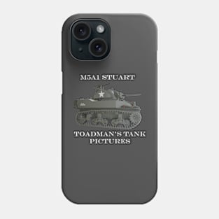 M5A1 Stuart_whttxt Phone Case