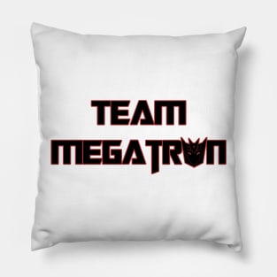 Team Megatron (Black) Pillow