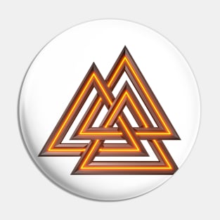 Valknut Symbol Pin