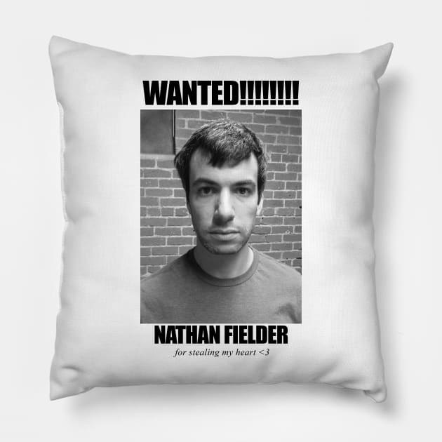 Stolen My Heart Nathan Fielder Pillow by The Prediksi 