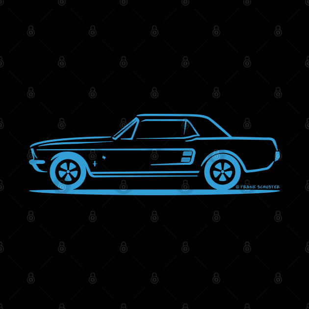 1967 Ford Mustang Lone Star Limited Edition Blue by PauHanaDesign