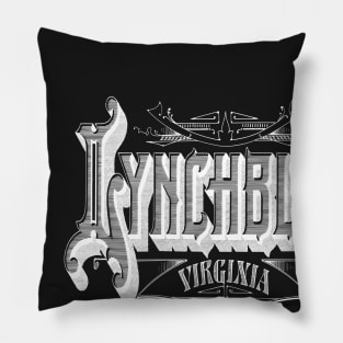 Vintage Lynchburg, VA Pillow