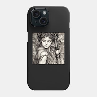 Queen of Wands Phone Case