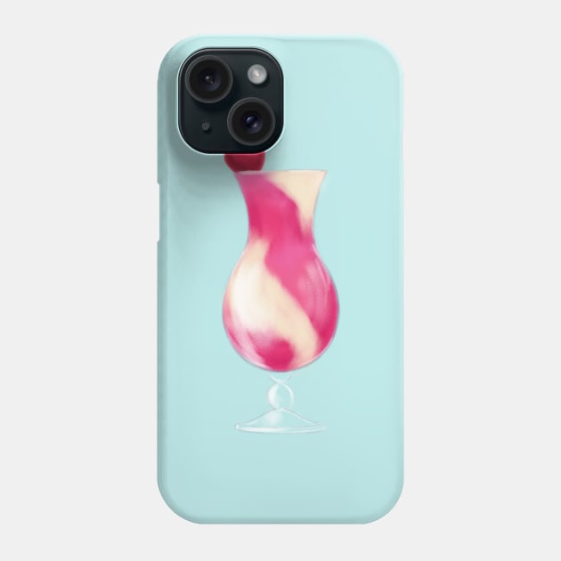 Frosty Strawberry Banana Daiquiri Phone Case by Star Sandwich