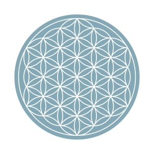 Flower of Life Powder Blue T-Shirt