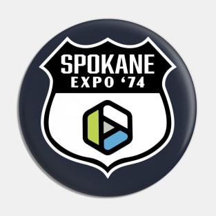 Expo '74 Spokane World's Fair Retro Shield (Multicolor) Pin