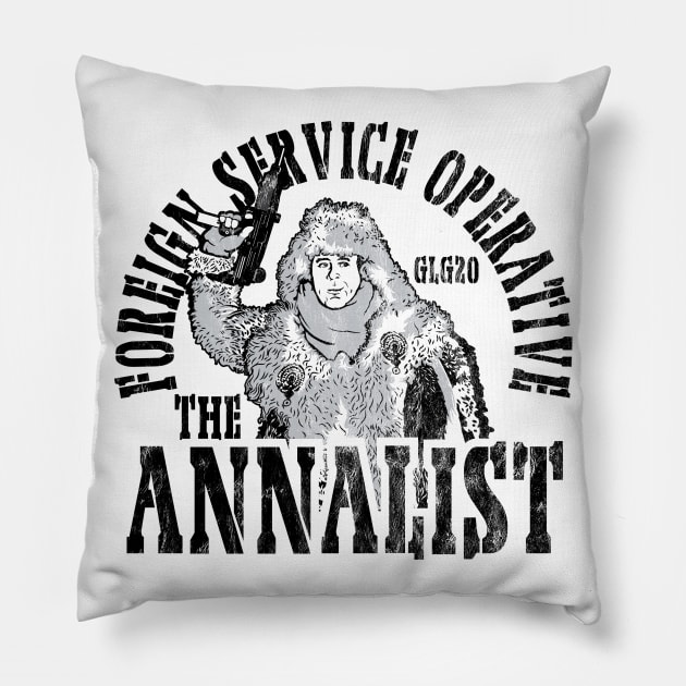 Spies Like US - GLG20 Pillow by FiendishlyCruelArt