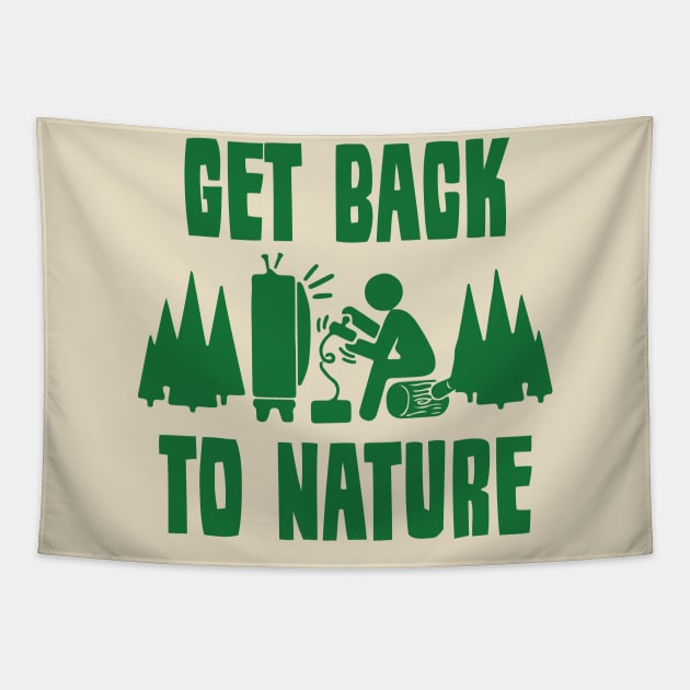 Get Back to Nature Tapestry by mercenary