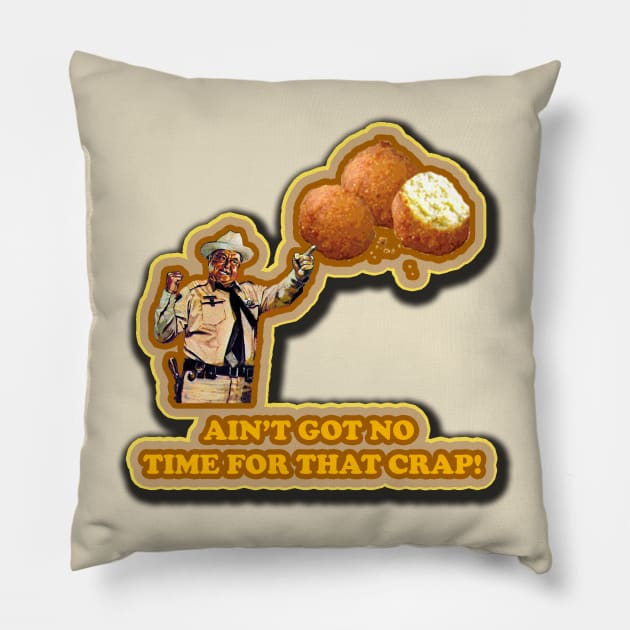 Hush Puppies Daddy! Pillow by Python Patrol