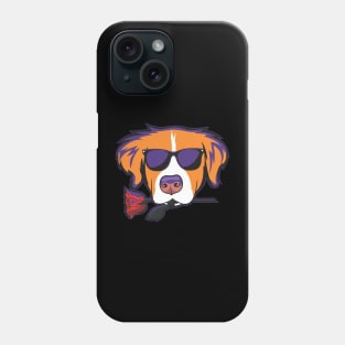 Nova Scotia Duck Tolling Retriever Toller Bite A Rose Neon Color Phone Case