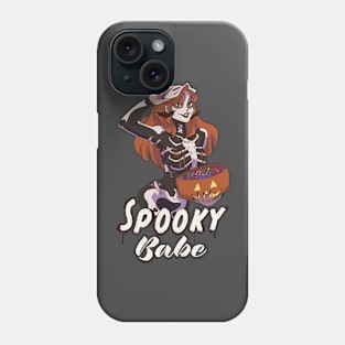 Spooky Skelly Babe Phone Case