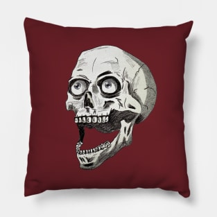 Screaming Skull Pillow