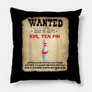 Ten Pin 10 Funny Bowling Short Sleeve Pillow