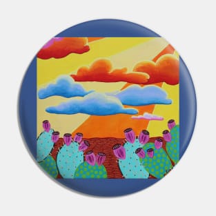 Neon Desert Pin