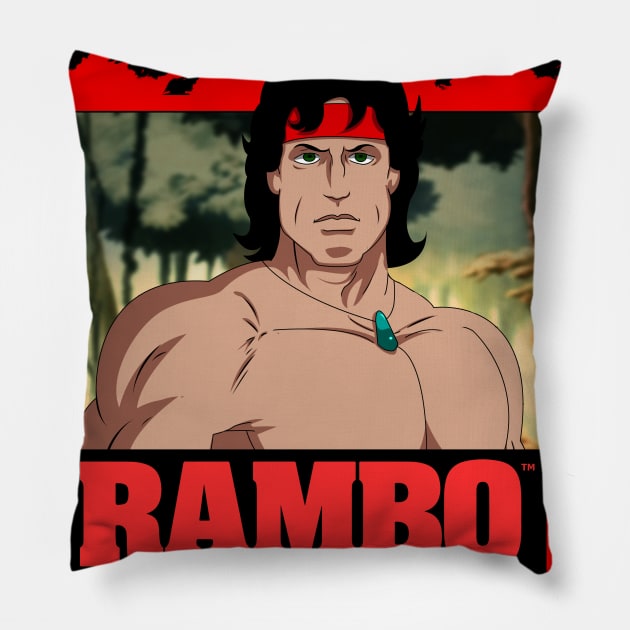 Rambo Pillow by MikeBock