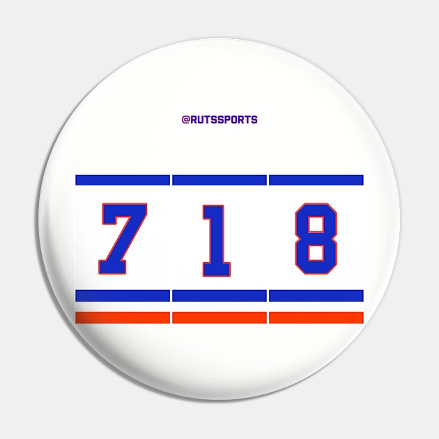 Rep Your Area Code (NYI 718) Pin by RUTSSports