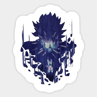 Super Saiyan Blue Evolution Gogeta Sticker – sevenstarperlers