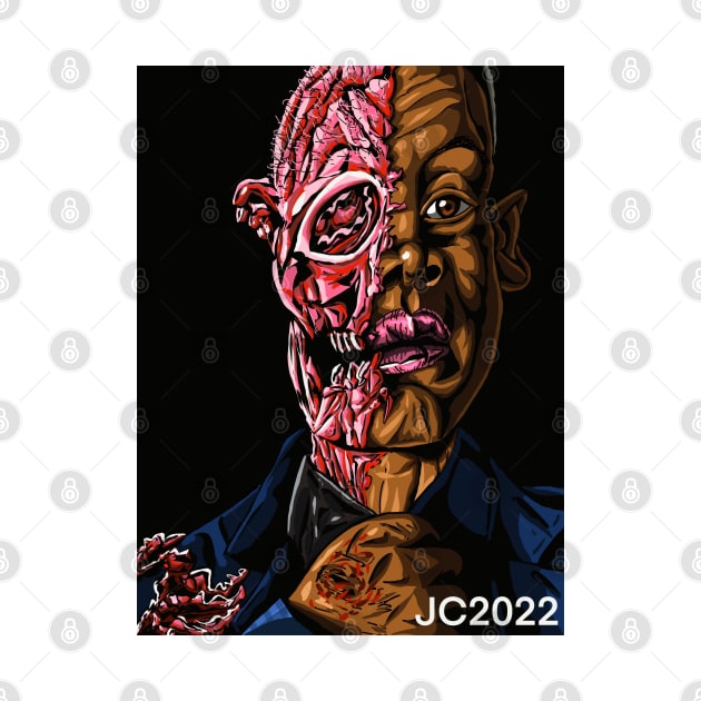 Breaking Bad “Face Off” Gustavo Fring portrait (original) by StagArtStudios