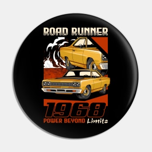1968 Road Runner Muscle Car Pin
